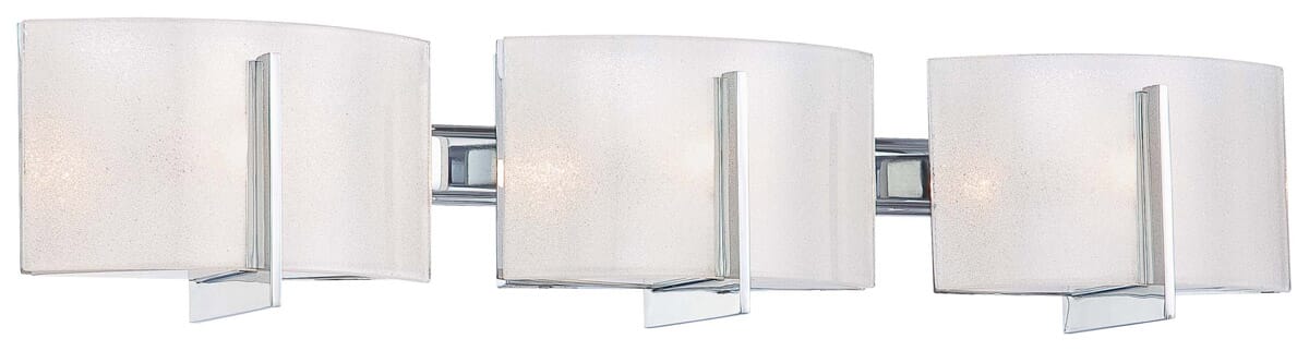 Minka Lavery Clarte 3-Light Bathroom Vanity Light in Chrome