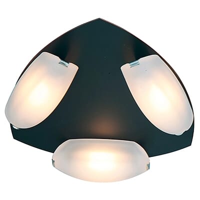 Access Lighting Nido 3-Light Flush Mount in Oil Rubbed Bronze