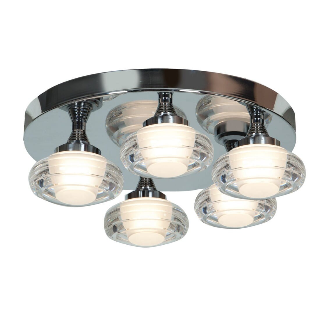 Access Optix 5-Light Ceiling Light in Chrome