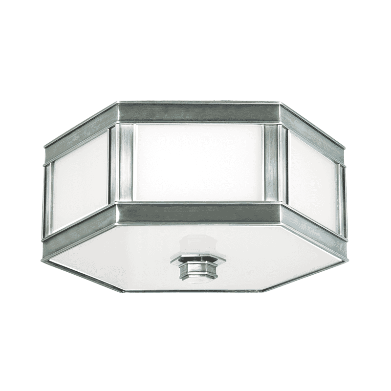 Hudson Valley Nassau Ceiling Light in Historical Nickel