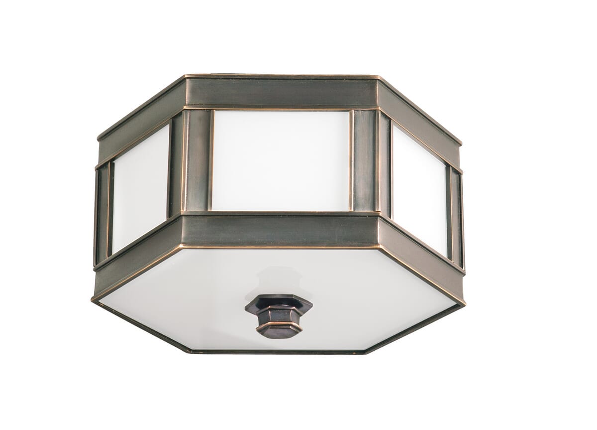 Hudson Valley Nassau Ceiling Light in Old Bronze