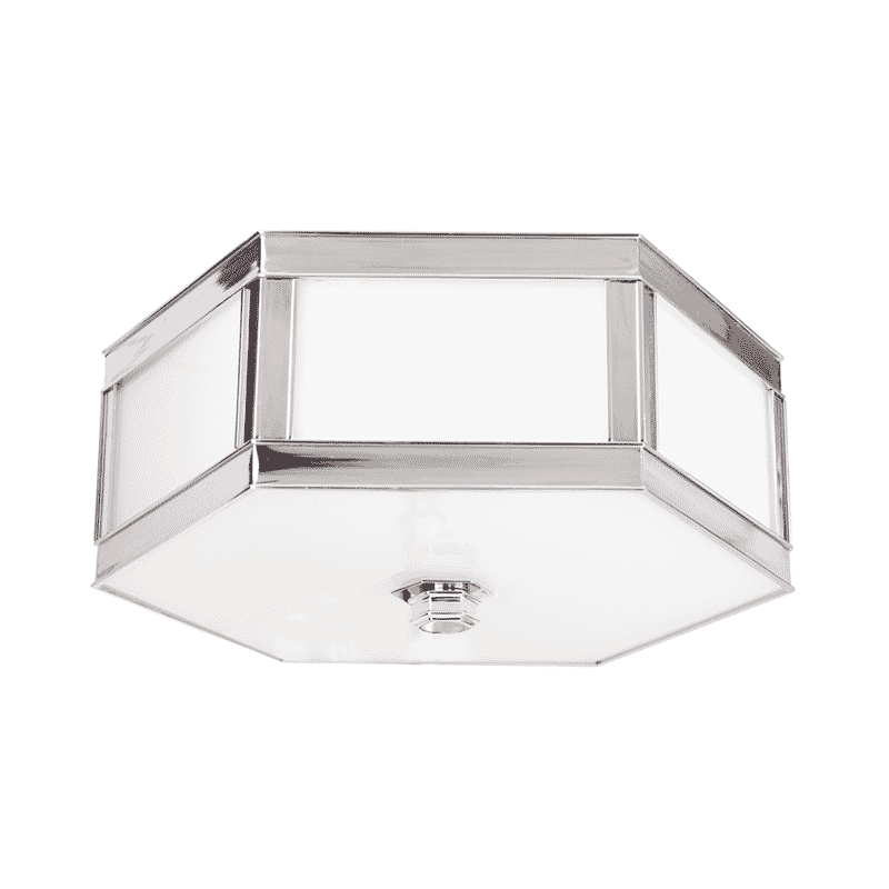 Hudson Valley Nassau Ceiling Light in Polished Nickel