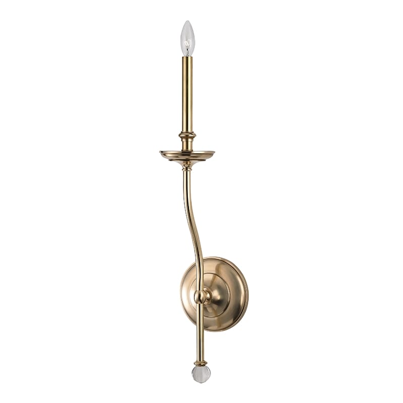 Hudson Valley Lauderhill 27" Wall Sconce in Aged Brass