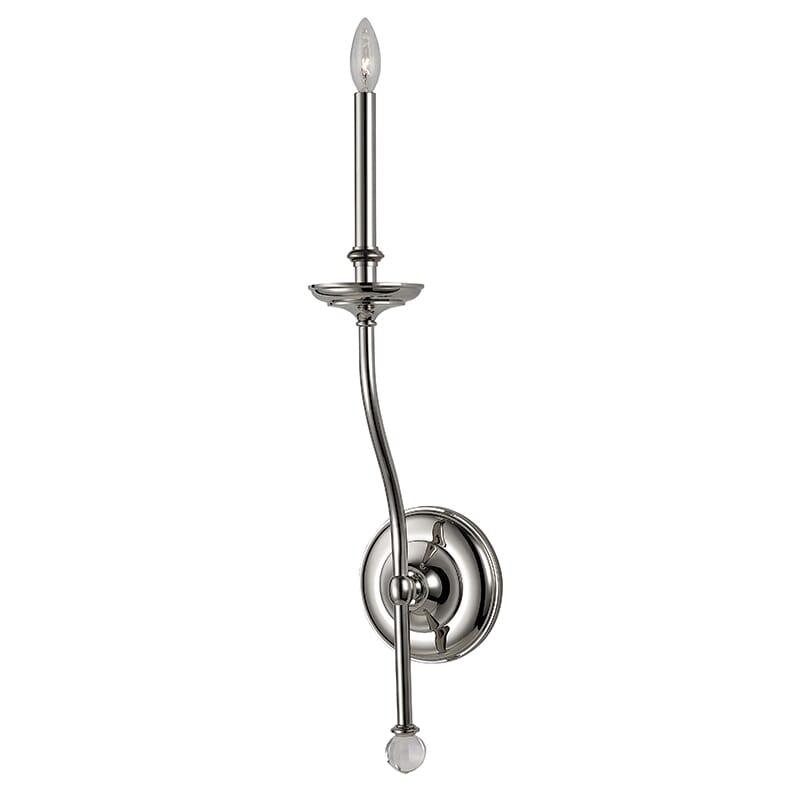 Hudson Valley Lauderhill 27" Wall Sconce in Polished Nickel