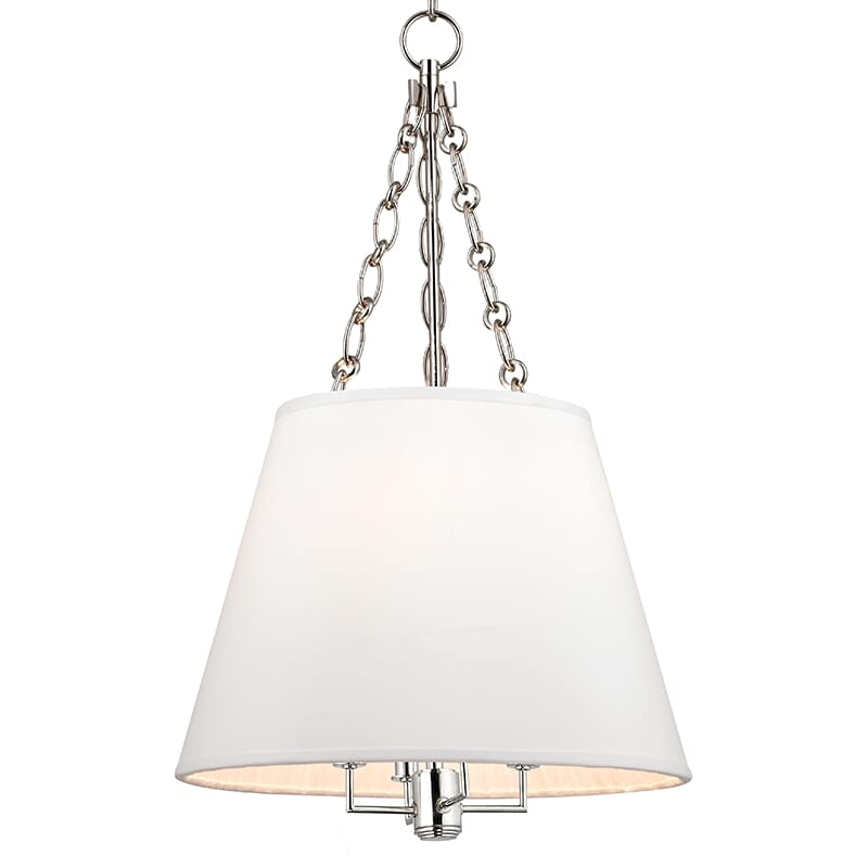 Hudson Valley Burdett 4-Light 24" Pendant Light in Polished Nickel