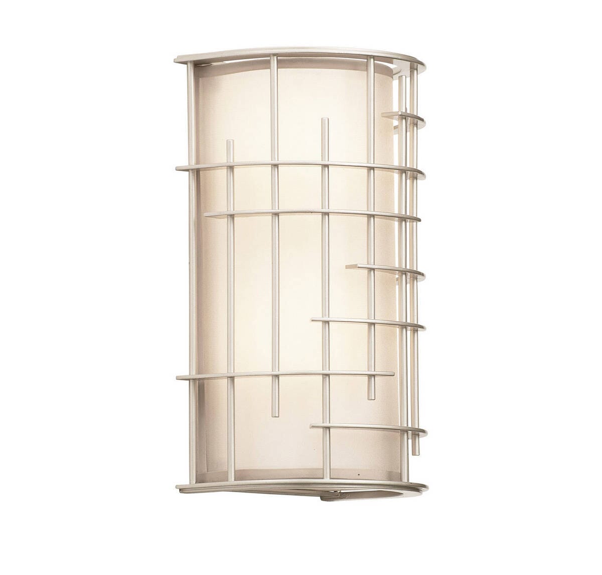 Kalco Atelier 2-Light vertical Wall Sconce in Tarnished Silver