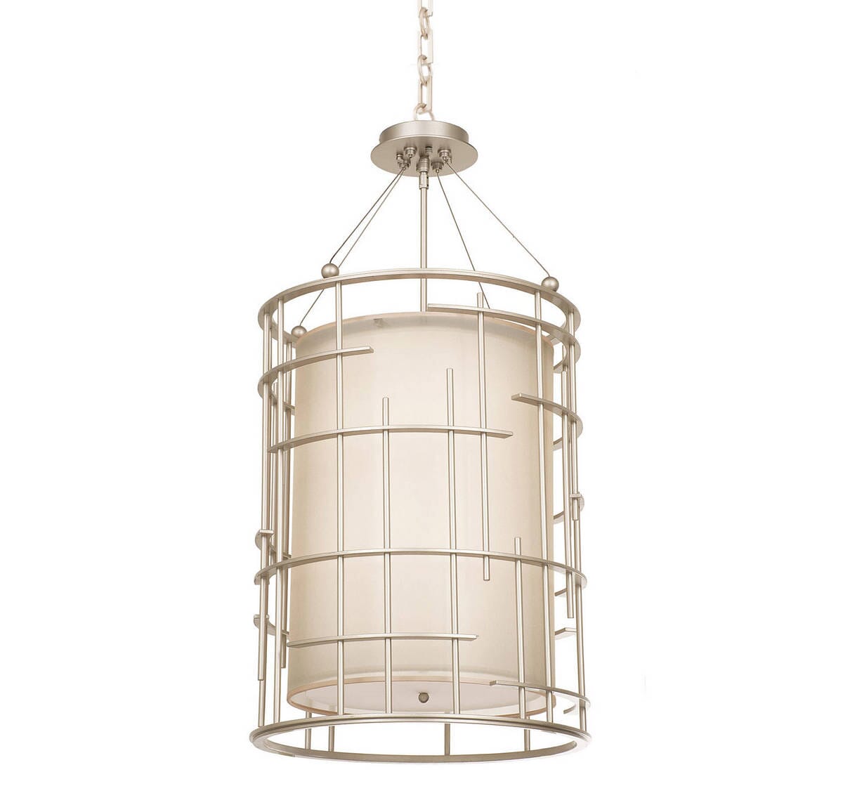 Kalco Atelier 8-Light 8-Light Chandelier in Tarnished Silver