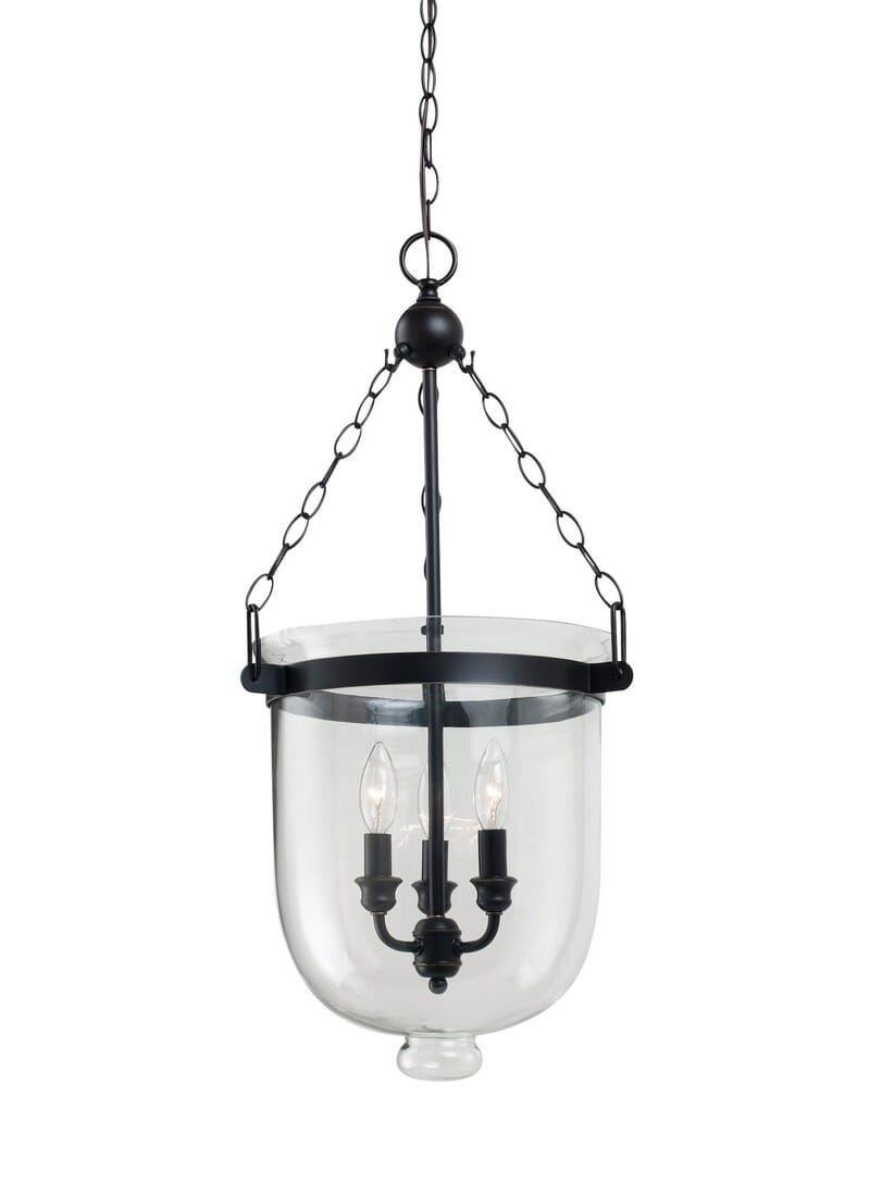 Sea Gull Westminster 3-Light 29" Pendant Light in Autumn Bronze