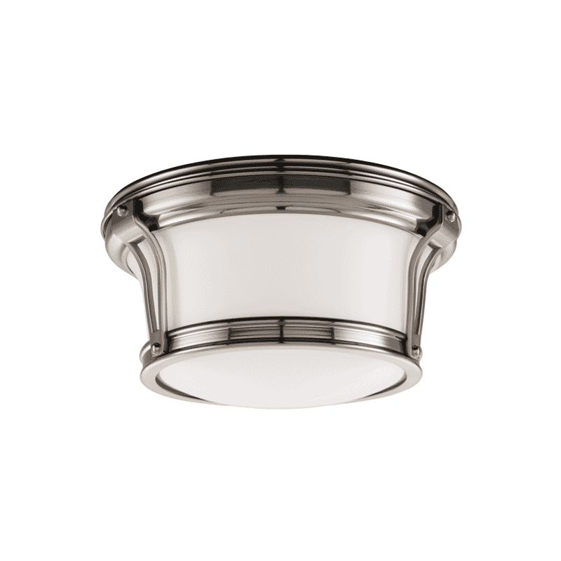 Hudson Valley Newport 2-Light Ceiling Light in Satin Nickel