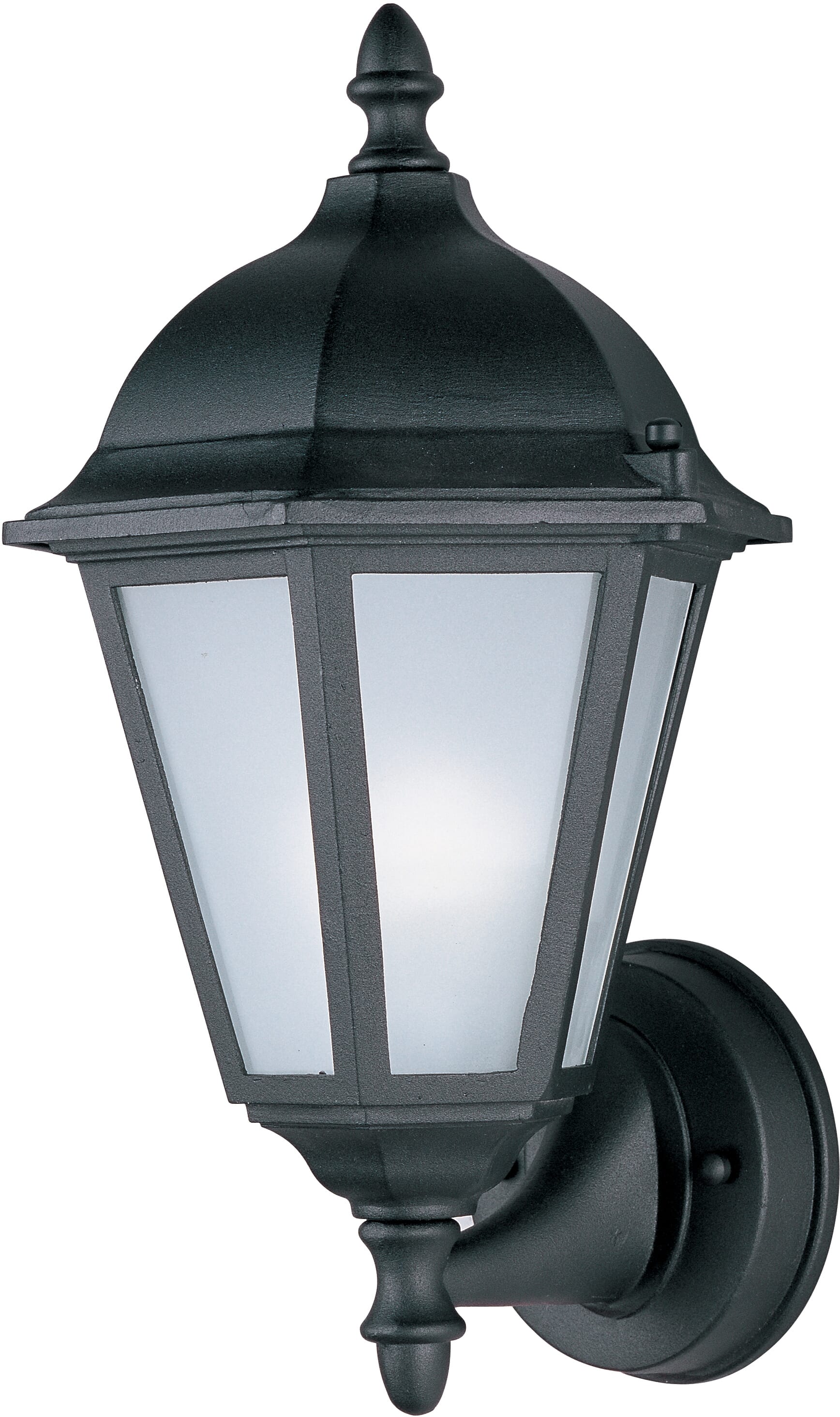 Maxim Lighting Westlake LED E26 1-Light 1-Light Outdoor Wall Mount in Black