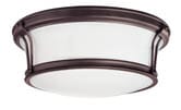 Hudson Valley Newport 3-Light Ceiling Light in Old Bronze