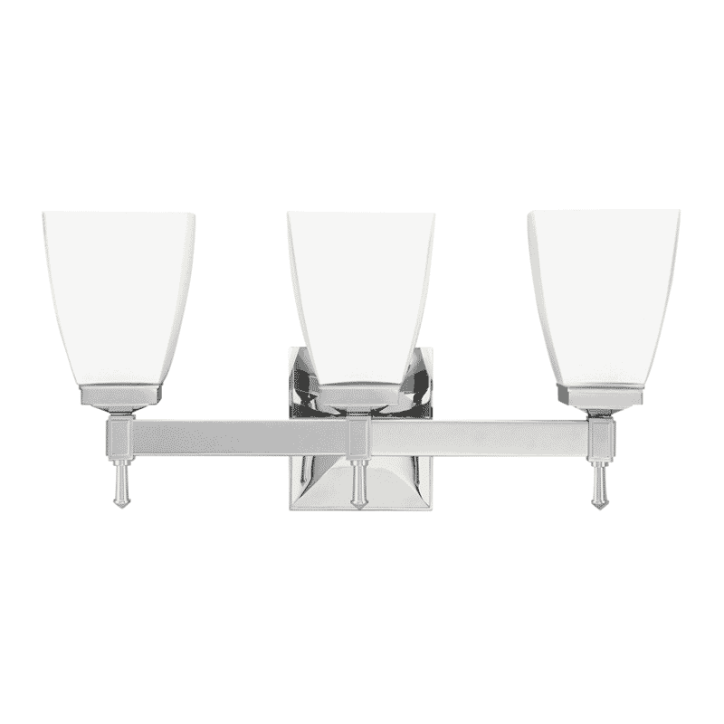 Hudson Valley Kent 3-Light 18" Bathroom Vanity Light in Polished Chrome