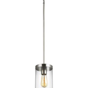 Sea Gull Zire Pendant Light in Brushed Nickel