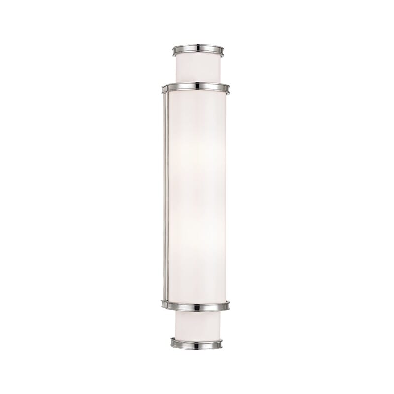 Hudson Valley Malcolm 5" Bathroom Vanity Light in Polished Nickel