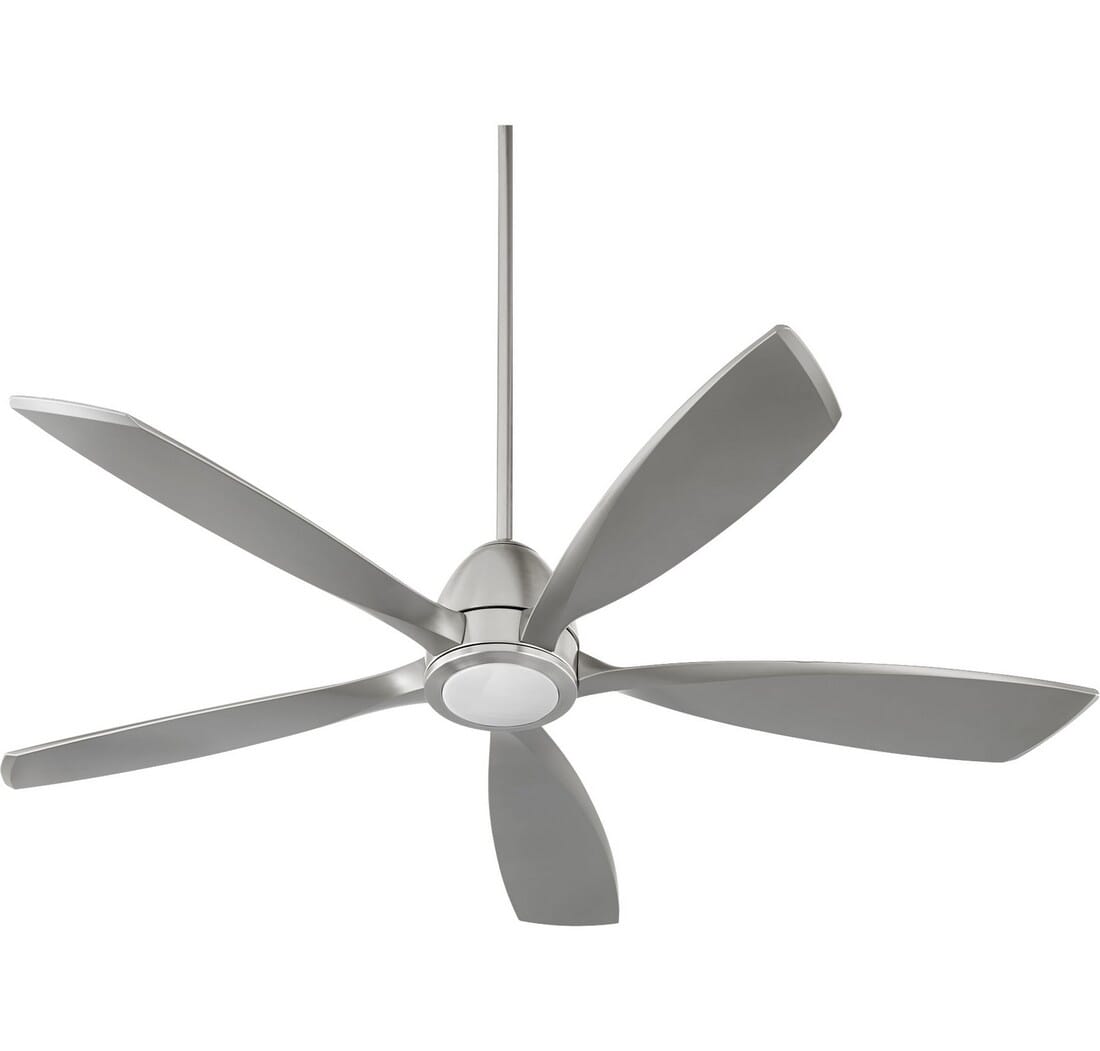 Quorum Holt 56" Indoor Ceiling Fan in Satin Nickel