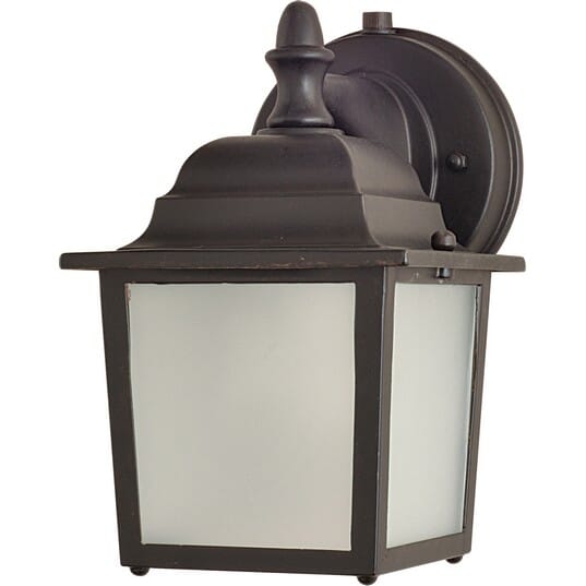 Maxim Lighting Side Door LED E26 1-Light 1-Light Outdoor Wall Mount in Empire Bronze