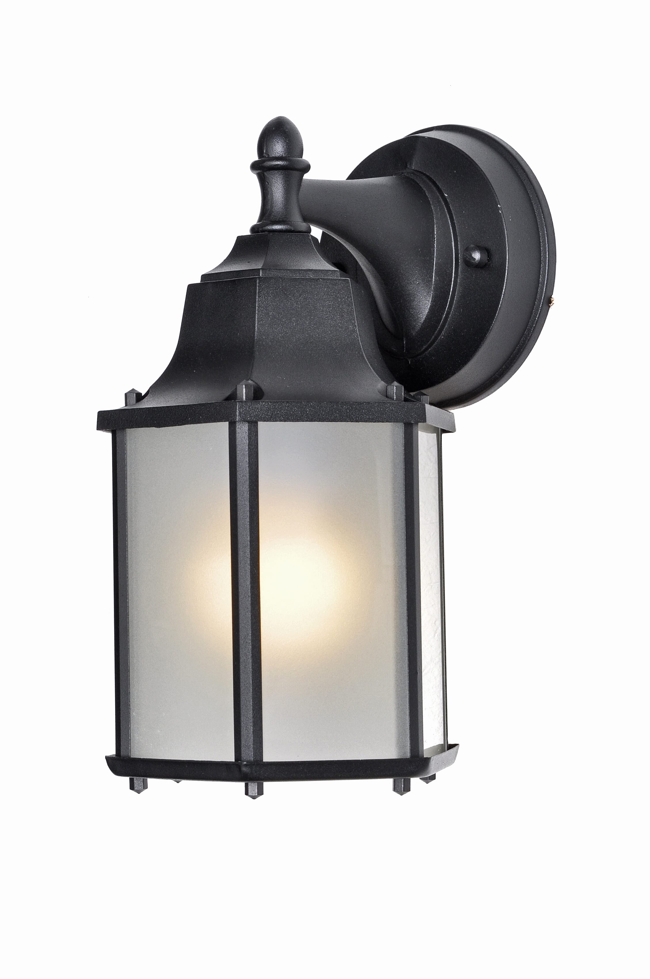 Maxim Lighting Side Door LED E26 1-Light 1-Light Outdoor Wall Mount in Black