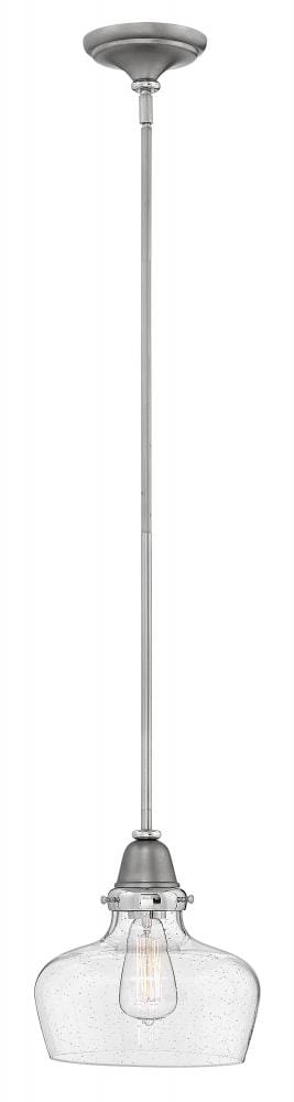 Hinkley Academy 1-Light Pendant in English Nickel