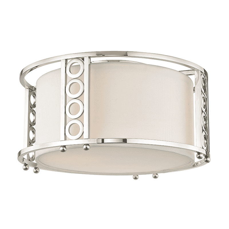 Hudson Valley Infinity 3-Light Ceiling Light in Polished Nickel