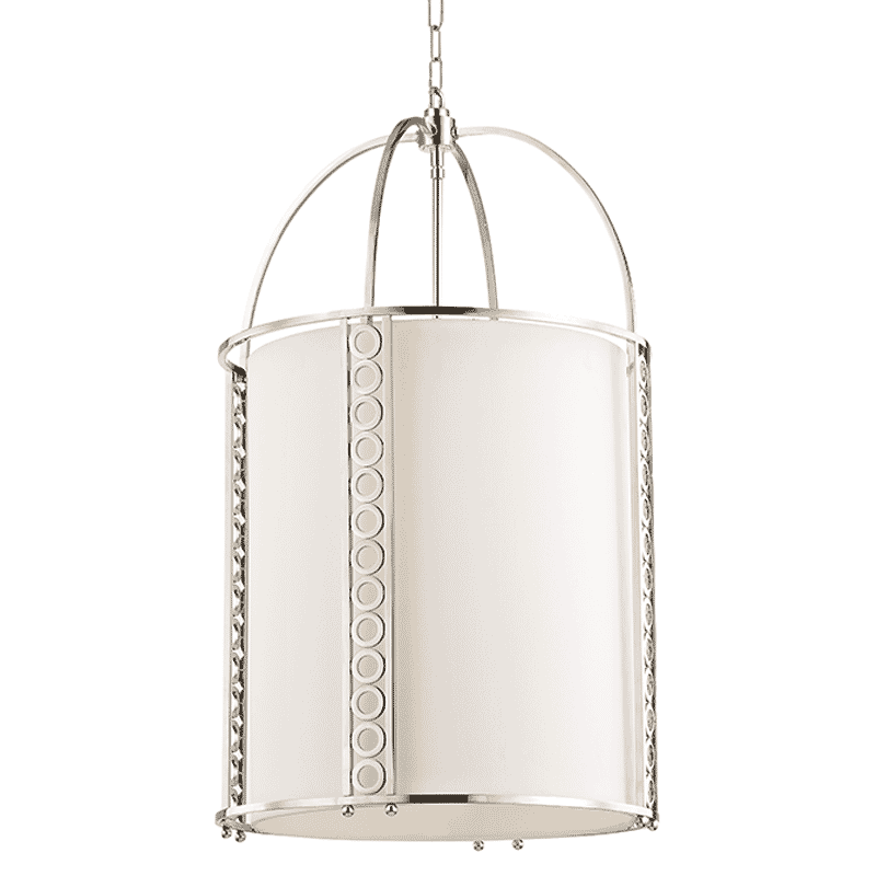 Hudson Valley Infinity 8-Light 36" Pendant Light in Polished Nickel