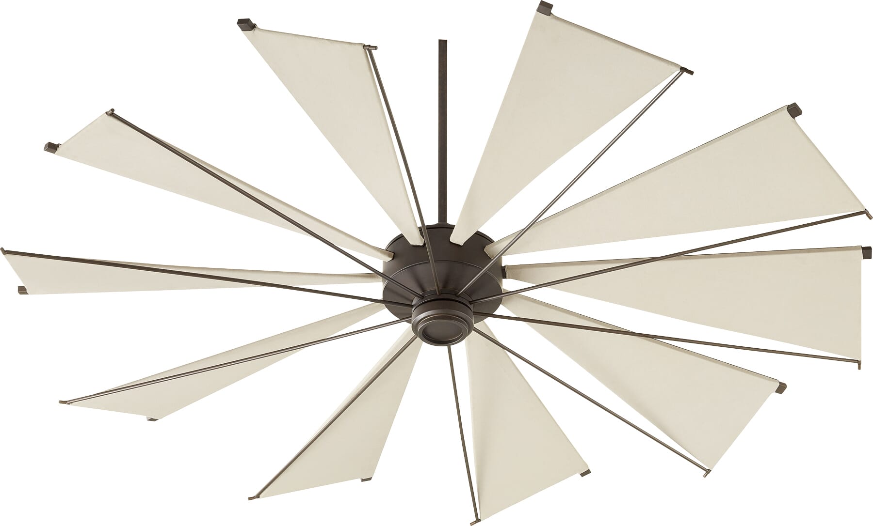 Quorum Mykonos 72" Indoor/Outdoor Ceiling Fan in Oiled Bronze