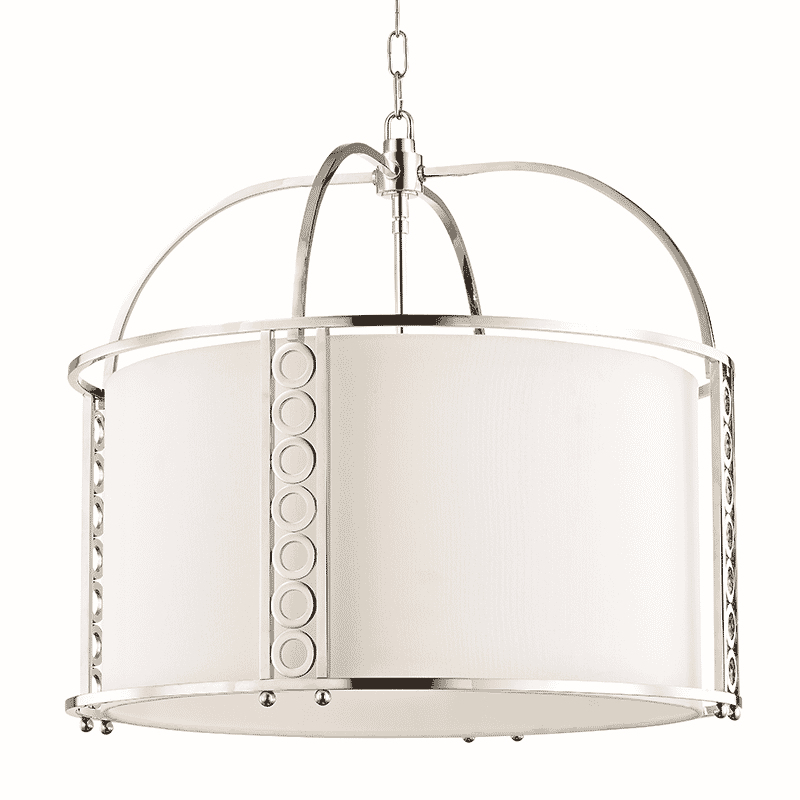 Hudson Valley Infinity 8-Light 24" Pendant Light in Polished Nickel