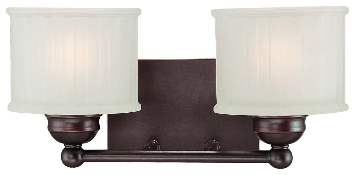 Minka Lavery 1730 Series 2-Light Bathroom Vanity Light in Lathan Bronze