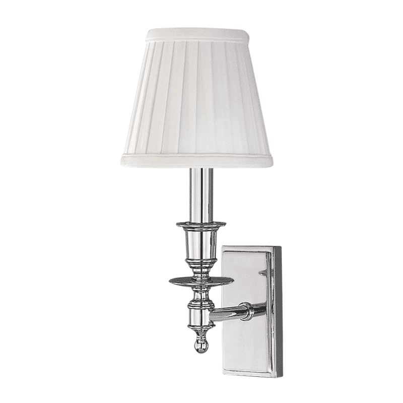 Hudson Valley Ludlow 13" Wall Sconce in Polished Nickel