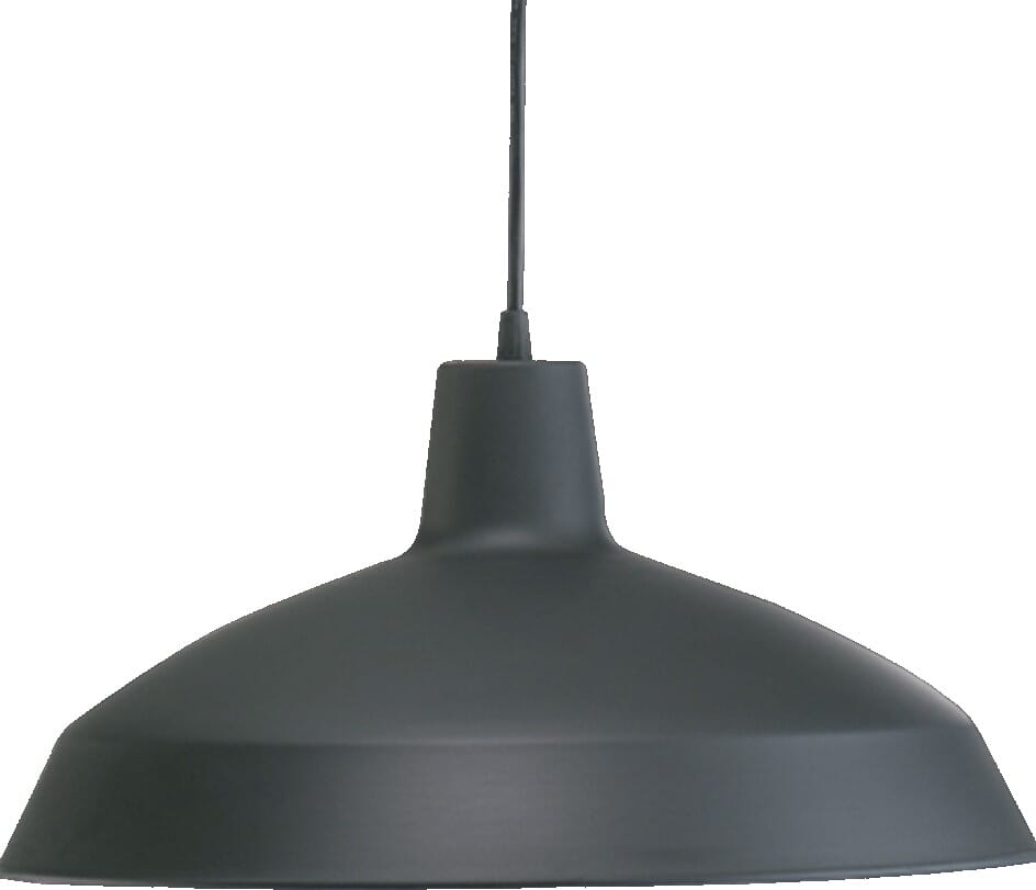 Quorum Home 16" Simple Pendant Light in Matte Black