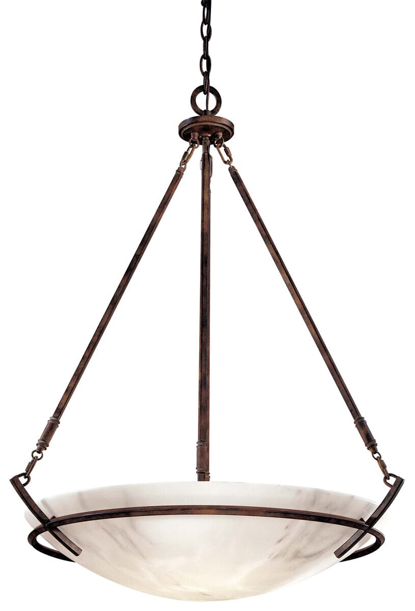 Minka Lavery Calavera 5-Light 32" Pendant Light in Nutmeg