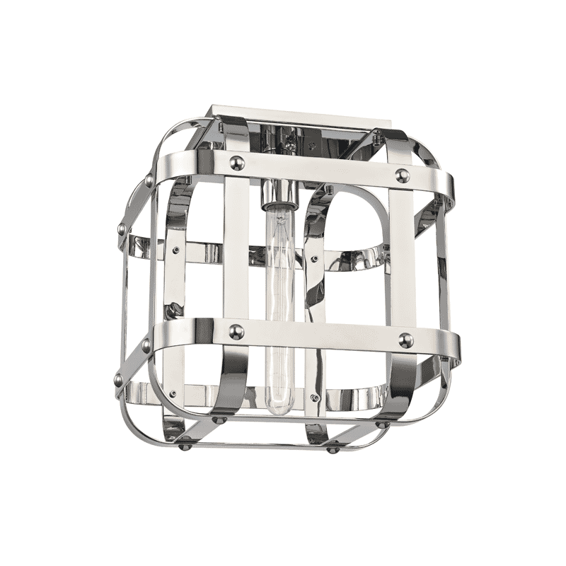 Hudson Valley Colchester 12" Ceiling Light in Polished Nickel