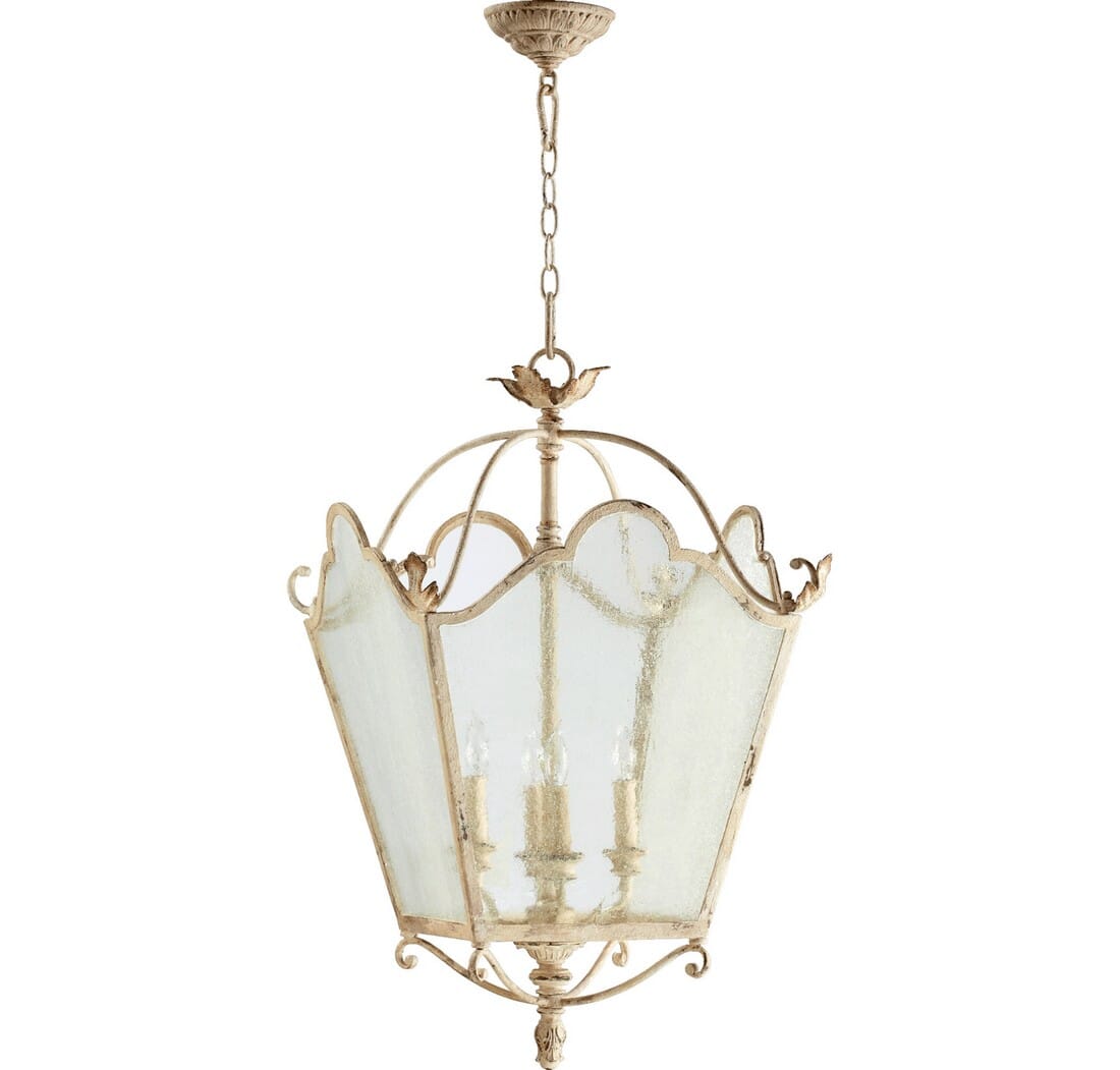 Quorum Salento 4-Light 19" Foyer Light in Persian White