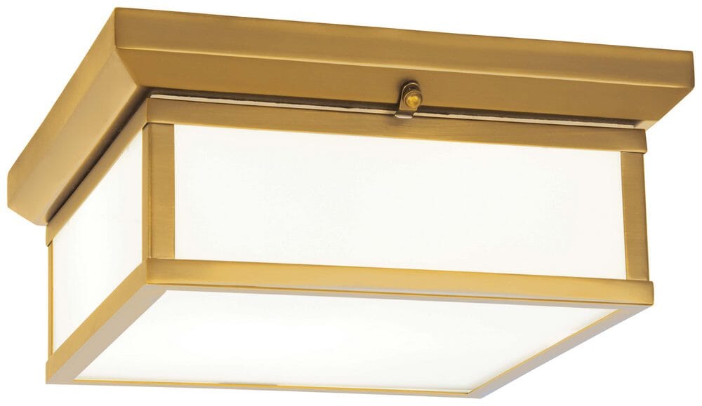 Minka Lavery 2-Light 13" Ceiling Light in Liberty Gold