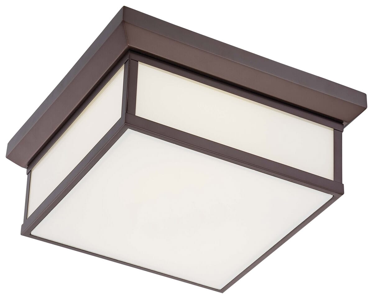 Minka Lavery 2-Light Ceiling Light in Harvard Court Bronze -Plated