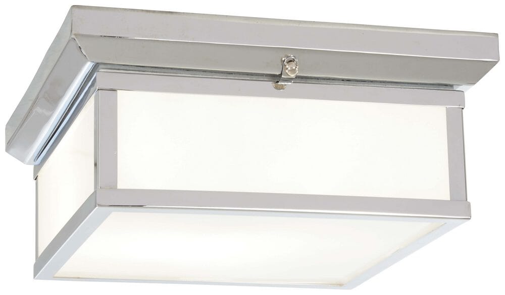 Minka Lavery 2-Light 13" Ceiling Light in Chrome