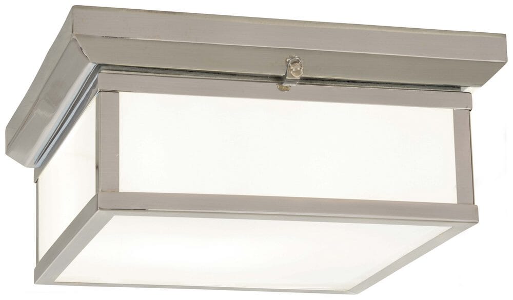 Minka Lavery 2-Light 13" Ceiling Light in Brushed Nickel