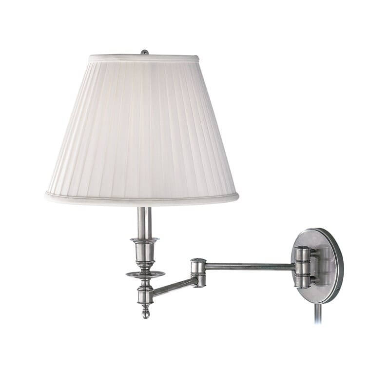 Hudson Valley Ludlow 15" Wall Sconce with Plug in Polished Nickel