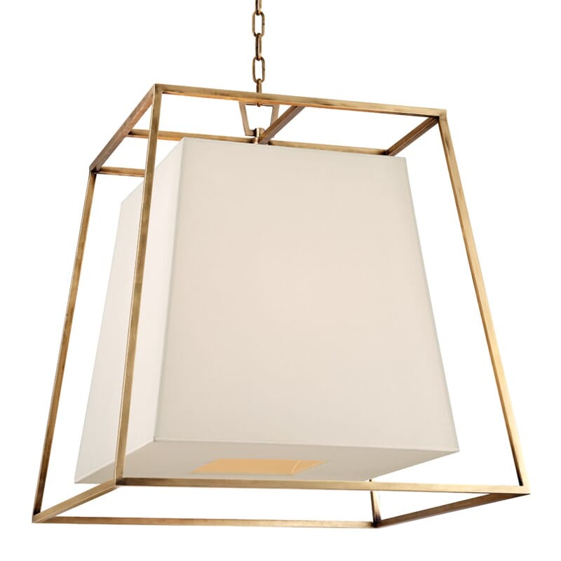 Hudson Valley Kyle 6-Light Chandelier in Aged Brass