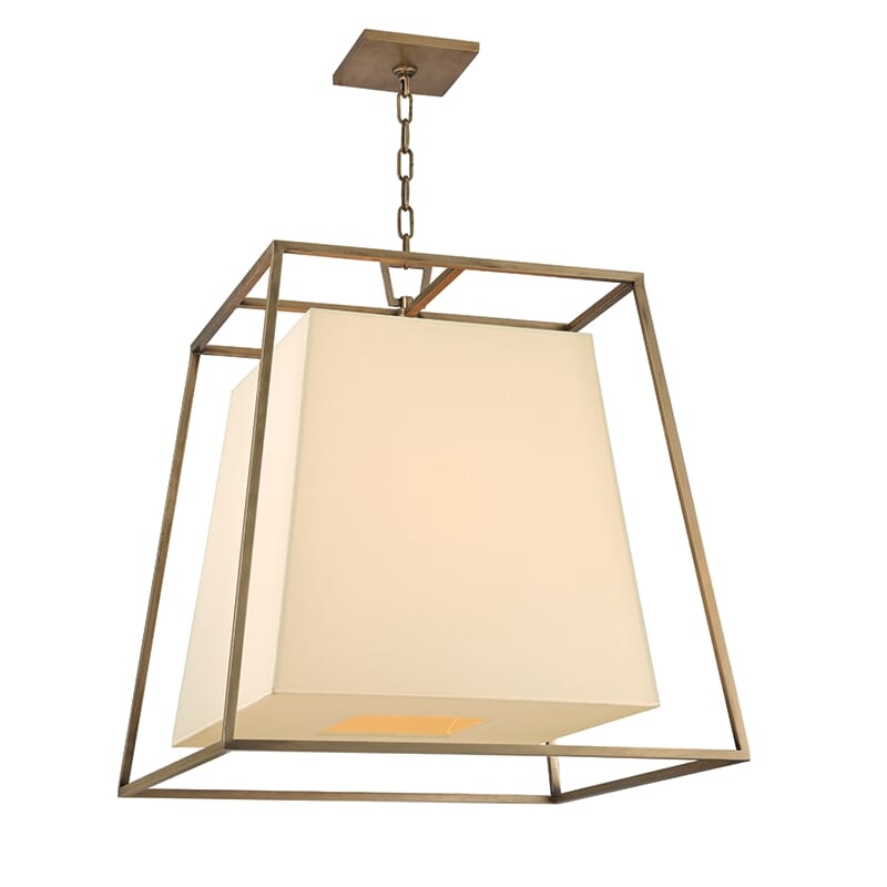 Hudson Valley Kyle 6-Light Chandelier in Aged Brass