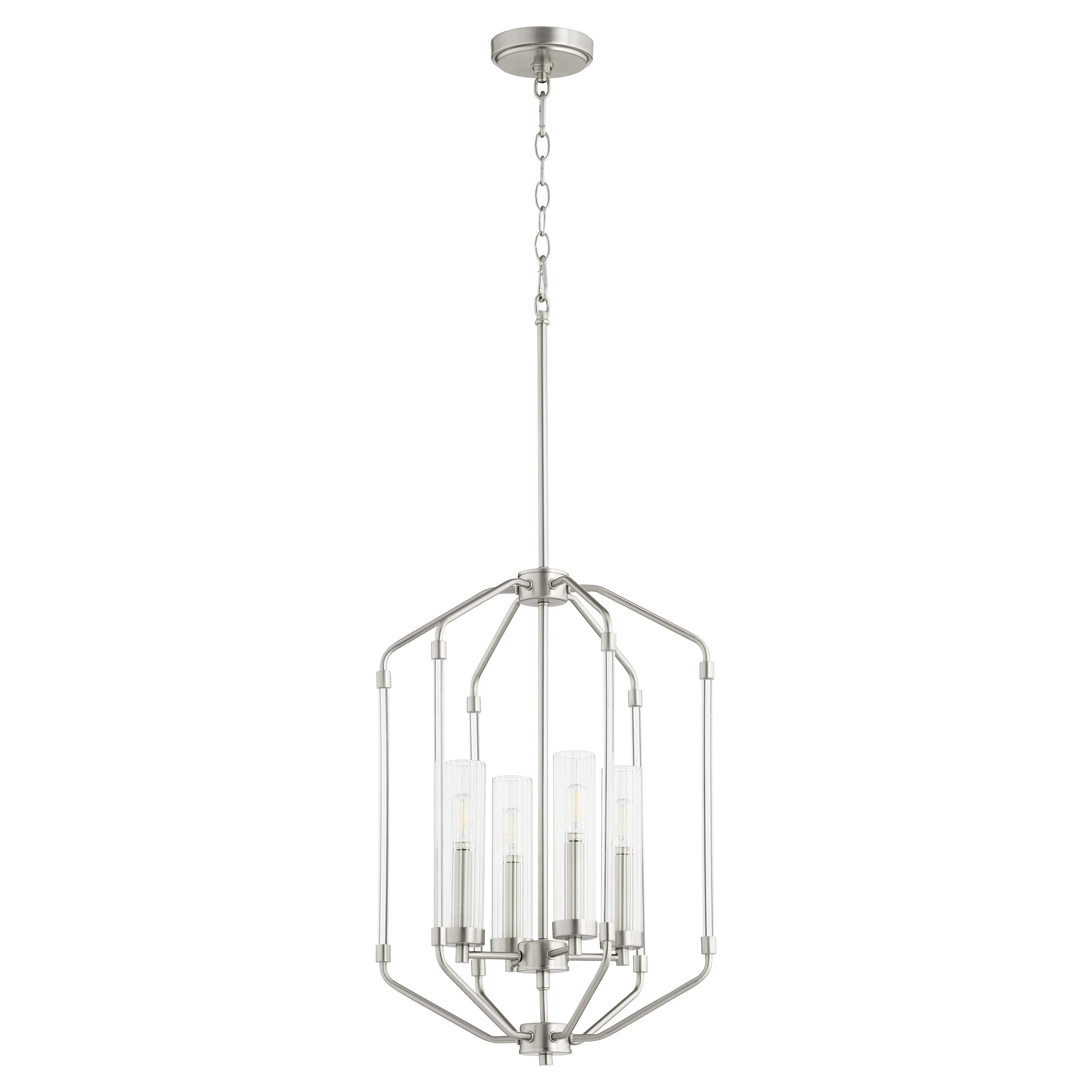 Quorum Citadel 4-Light 16" Foyer Light in Satin Nickel