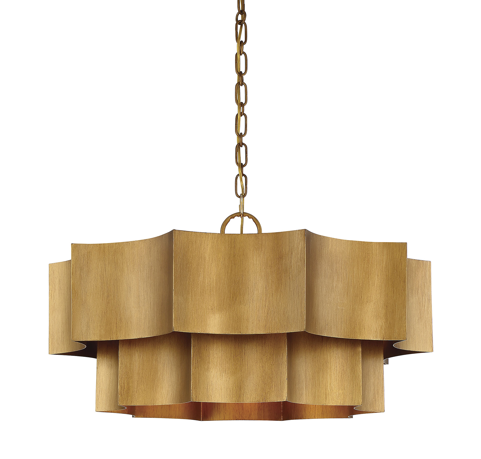 Savoy House Shelby 6-Light Pendant in Gold Patina