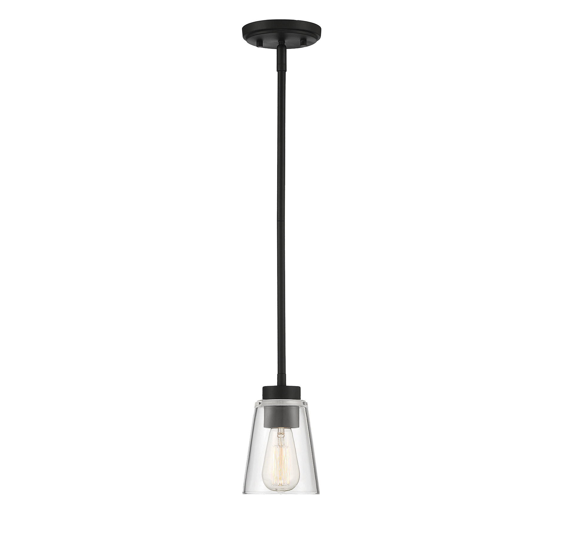 Savoy House Calhoun Mini Pendant in Matte Black