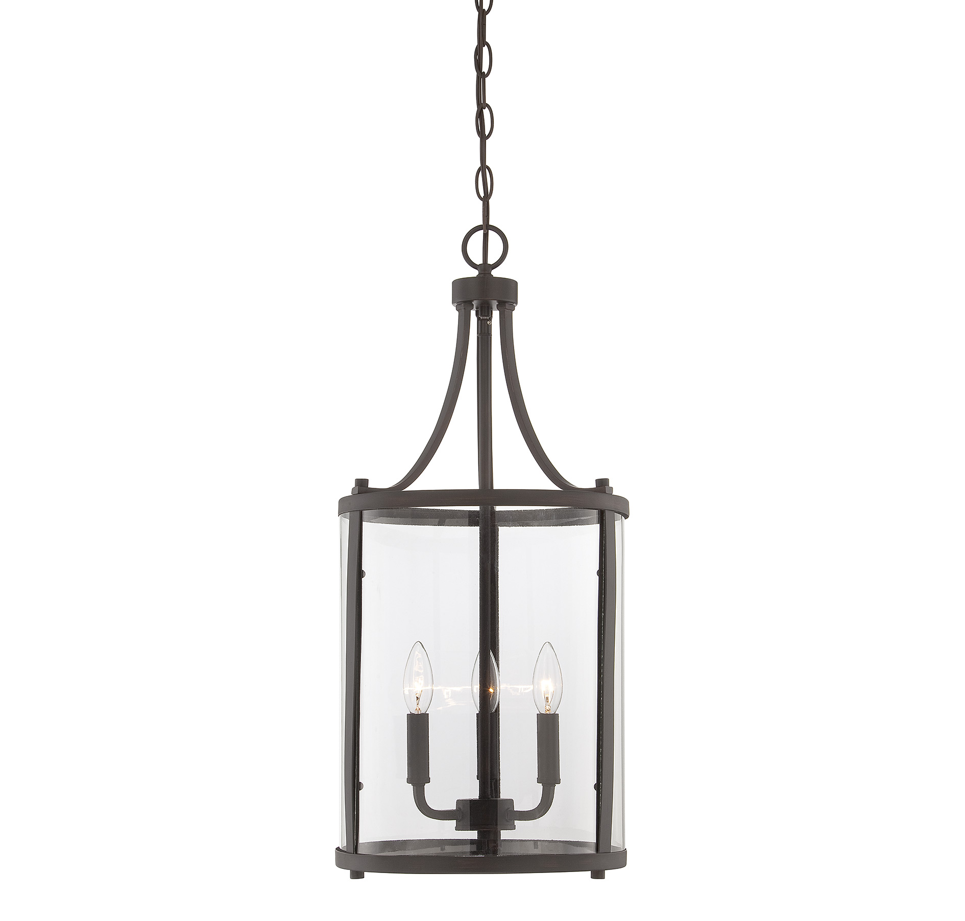 Savoy House Penrose 3-Light Foyer Lantern in English Bronze