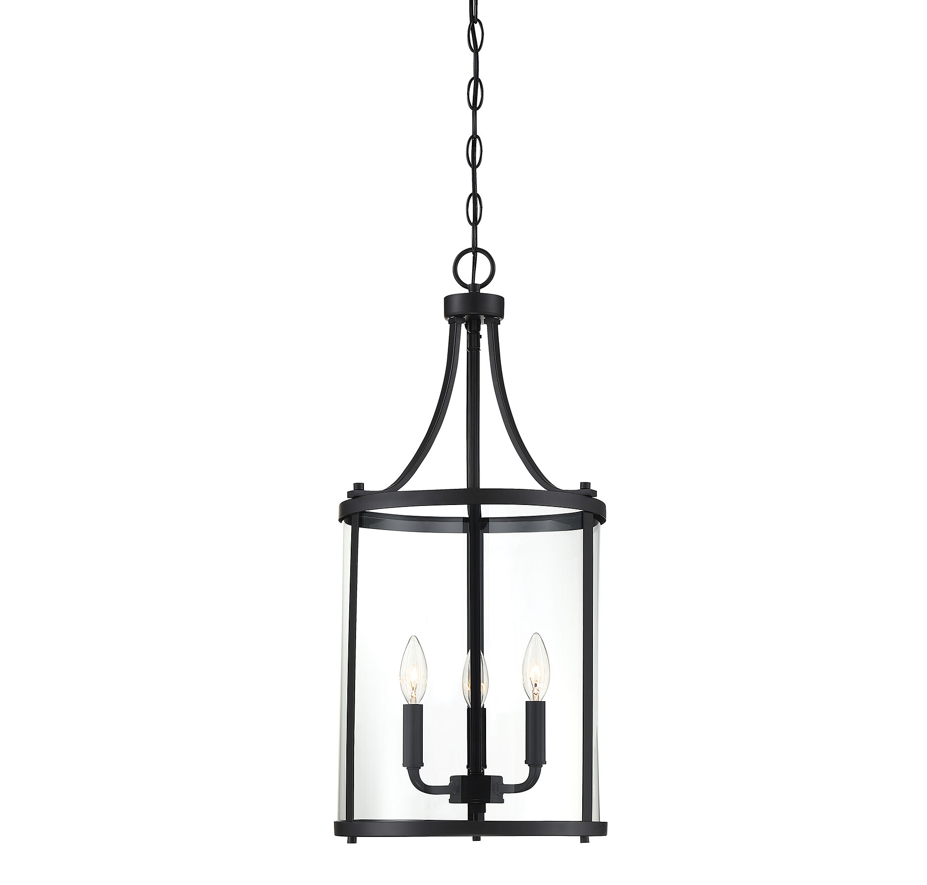 Savoy House Penrose 3-Light Foyer in Black