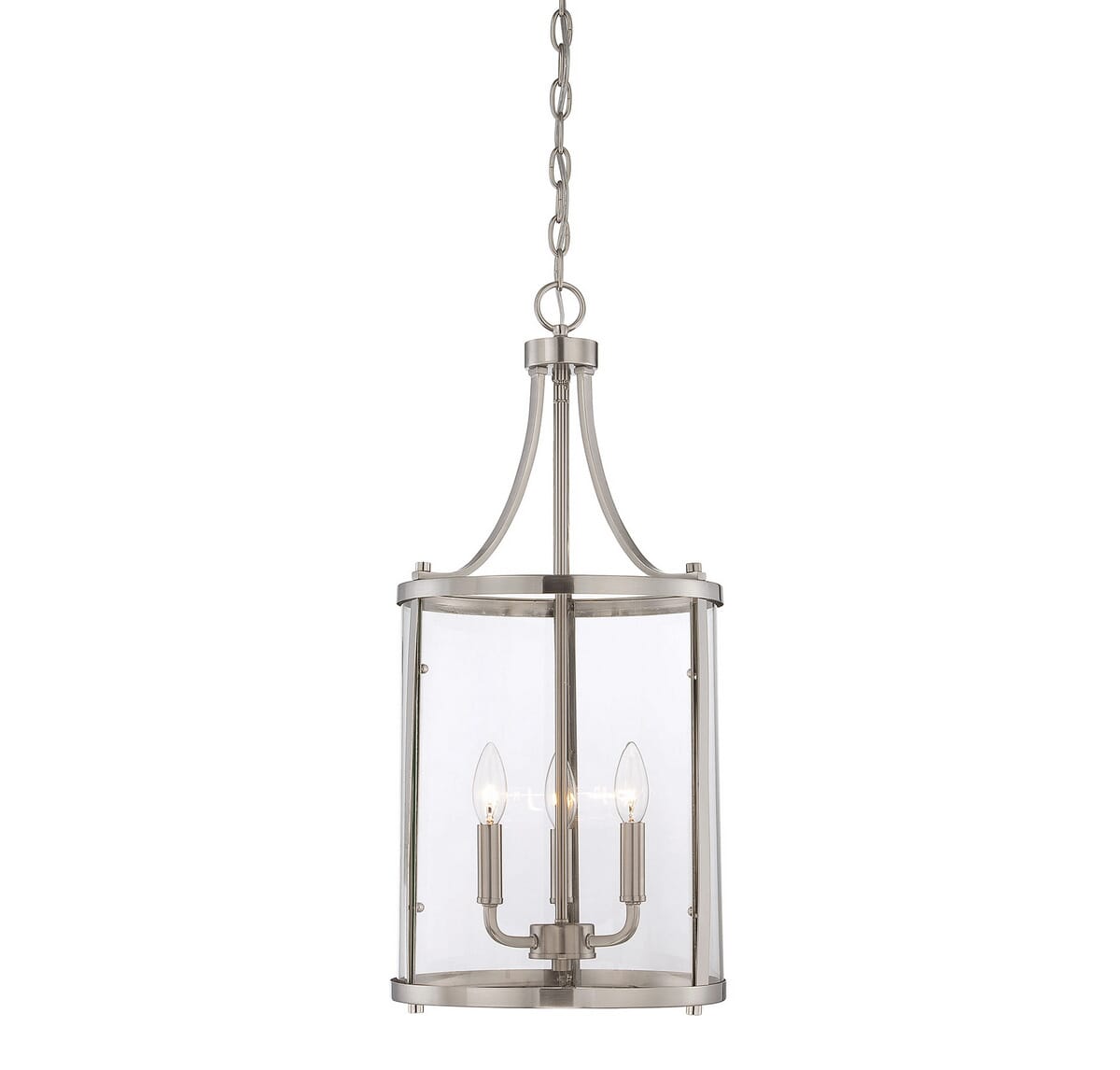 Trade Winds Bradford 3-Light Pendant in Brushed Nickel