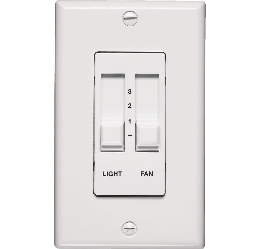 Quorum Ceiling Fan Control in White