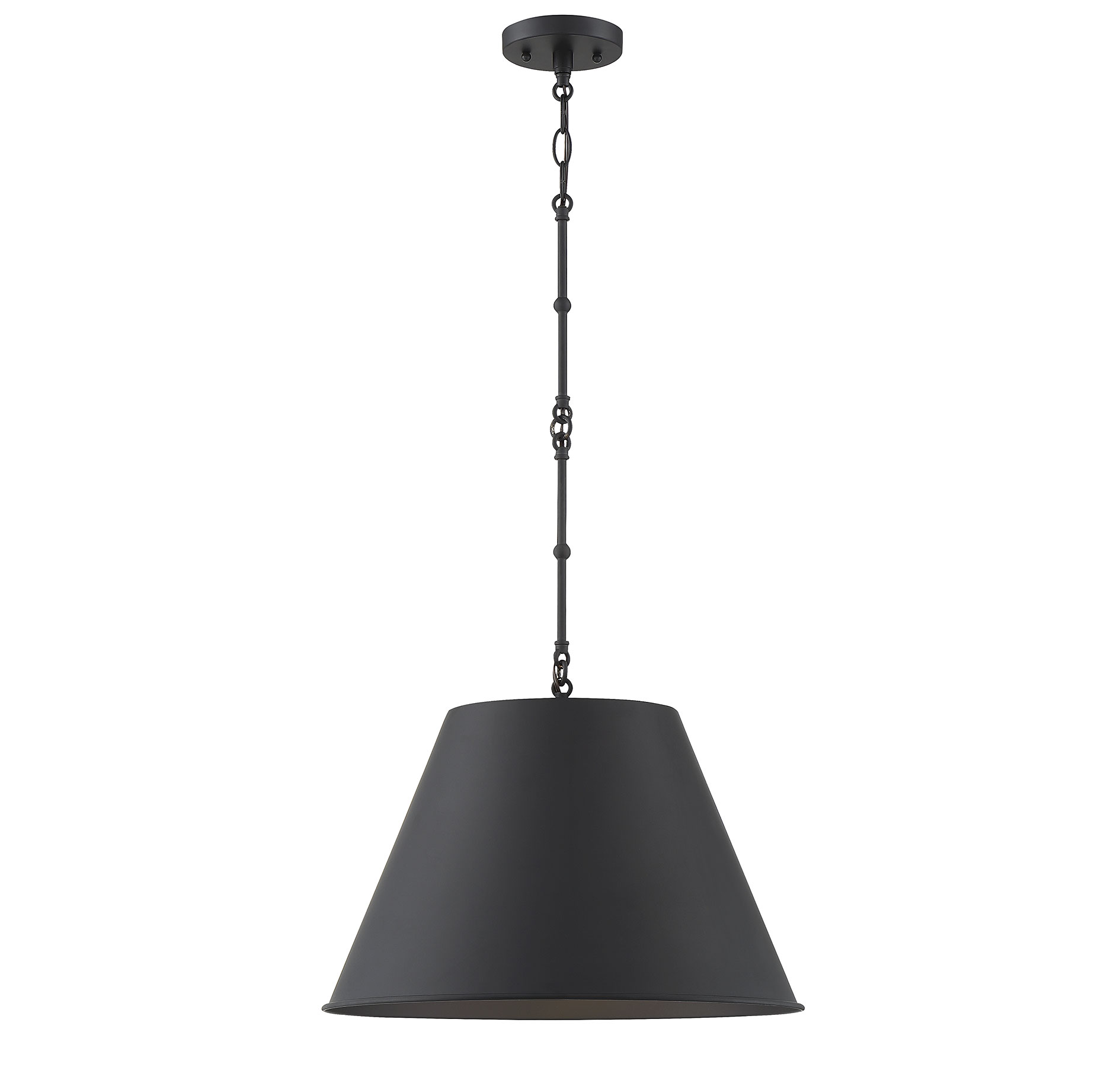 Savoy House Alden Metal Pendant Light in Matte Black