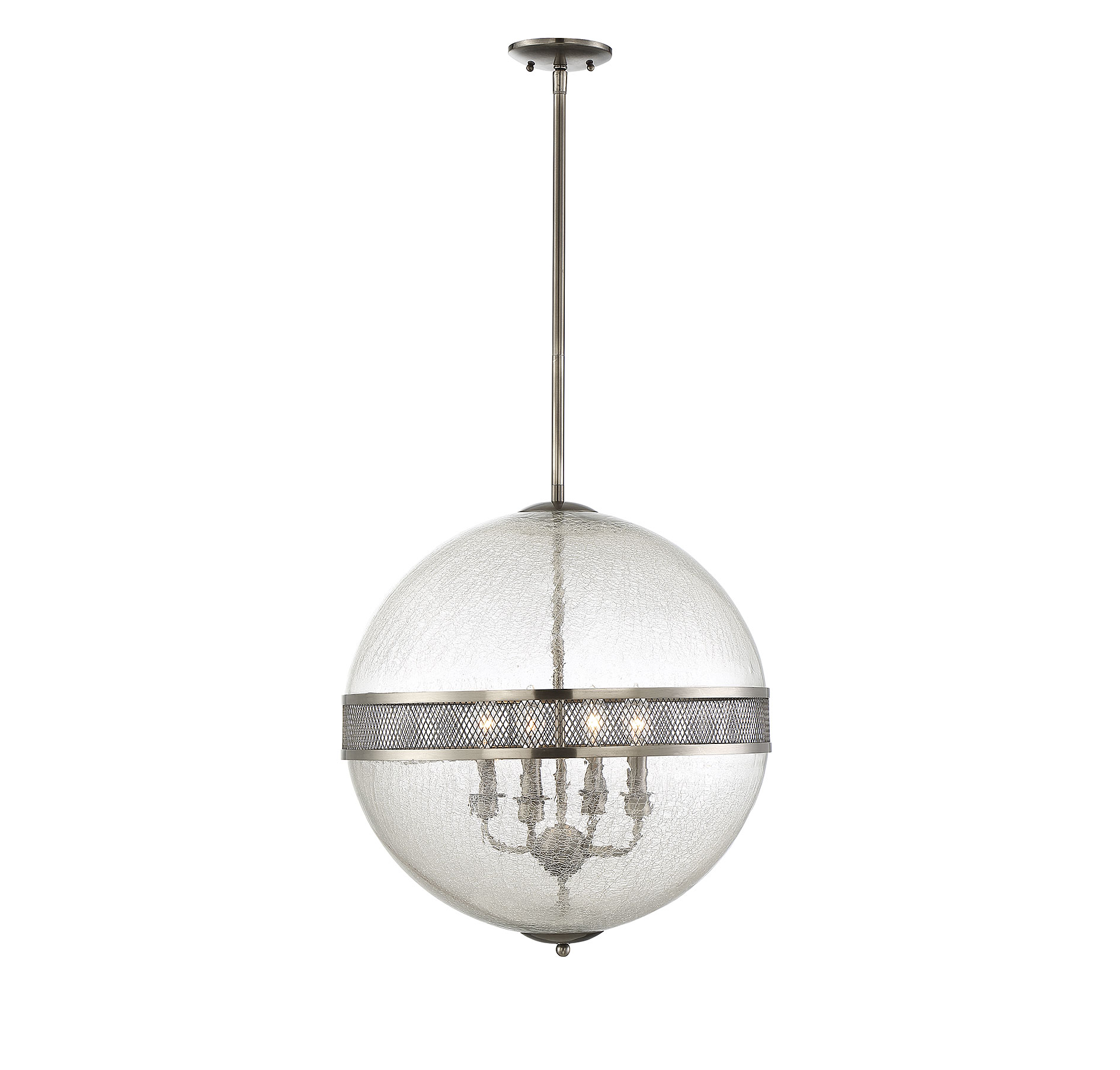 Savoy House Stirling 19.88" 4-Light Pendant in Polished Pewter