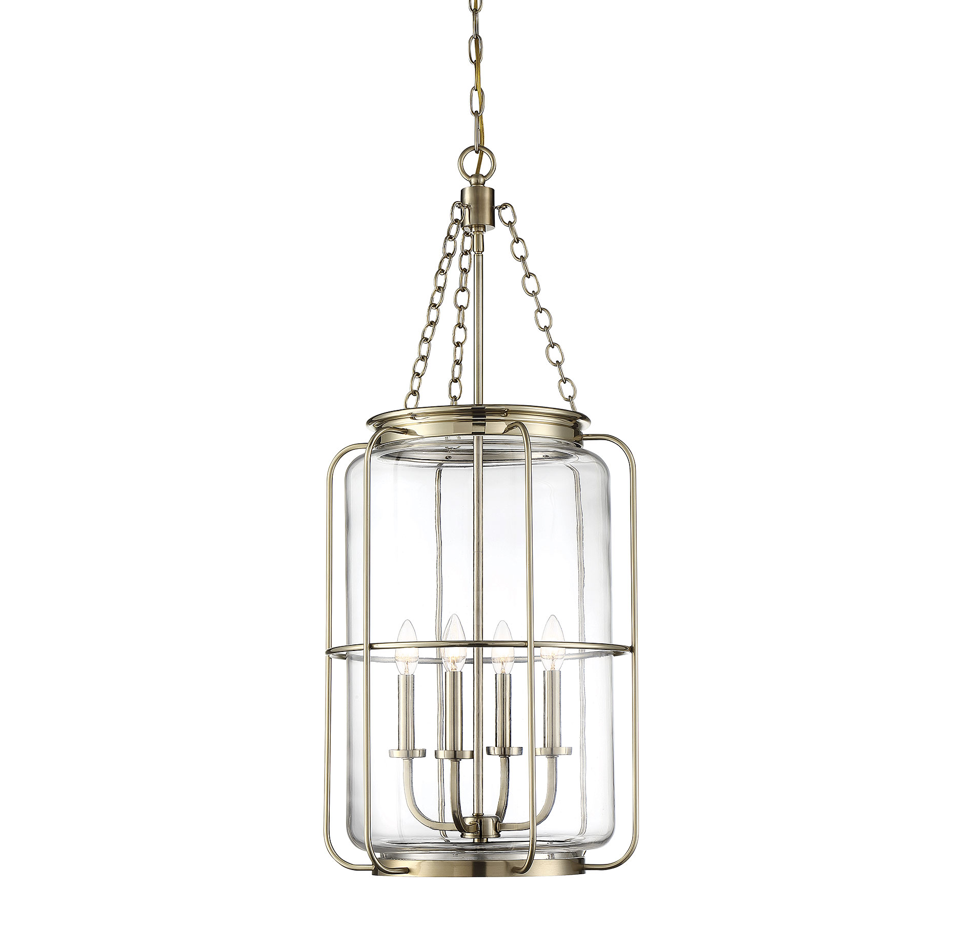 Savoy House Magnum 4-Light Pendant in Noble Brass