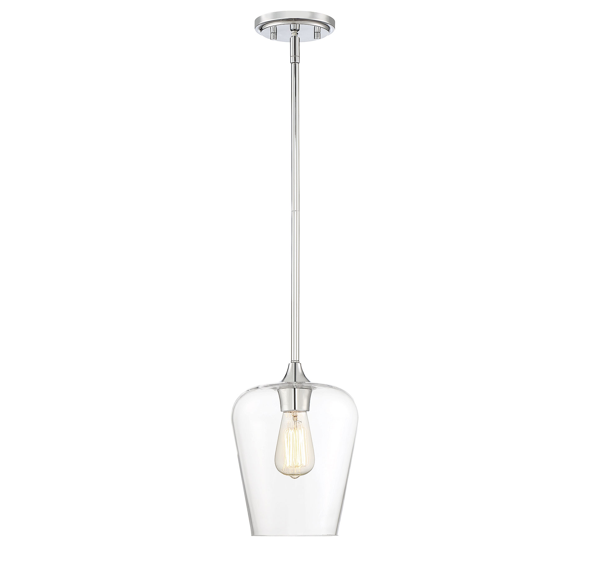 Savoy House Octave 8.25" Pendant in Polished Chrome